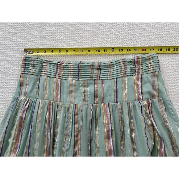 Anthropologie Audriana Shimmer Maxi Skirt Hippie Western Size XL $168 Sold Out - Picture 6 of 10